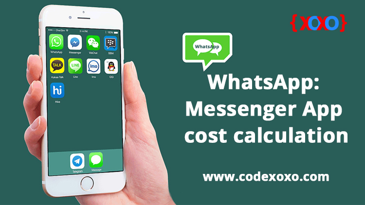WhatsApp: Messenger App cost calculation