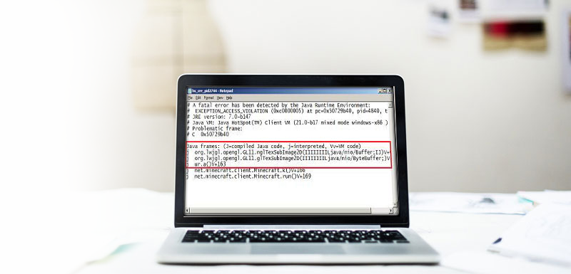 Minecraft Java Error Cause And Solution Code Xoxo