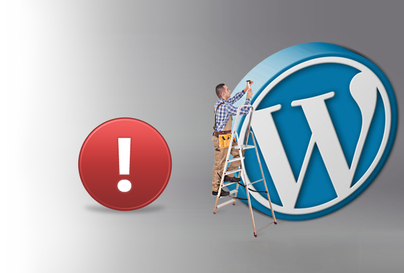 WordPress error