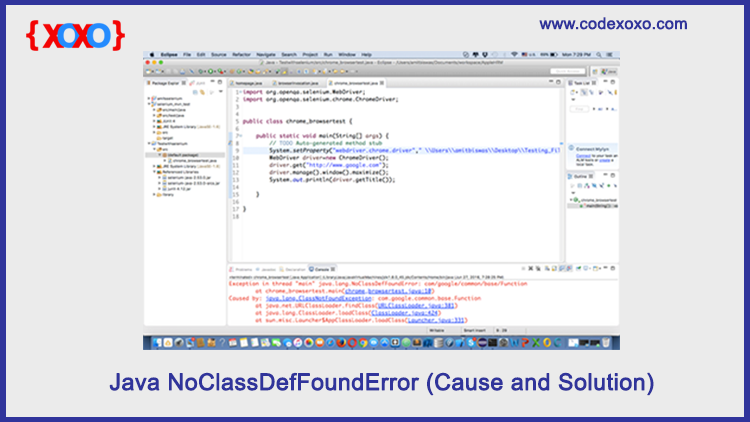 Java-NoClassDefFoundError-(Cause-and-Solution)