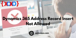 Dynamics 365 Address Record Insert Not Allowed Dynamics 365 address record insert not allowed img.