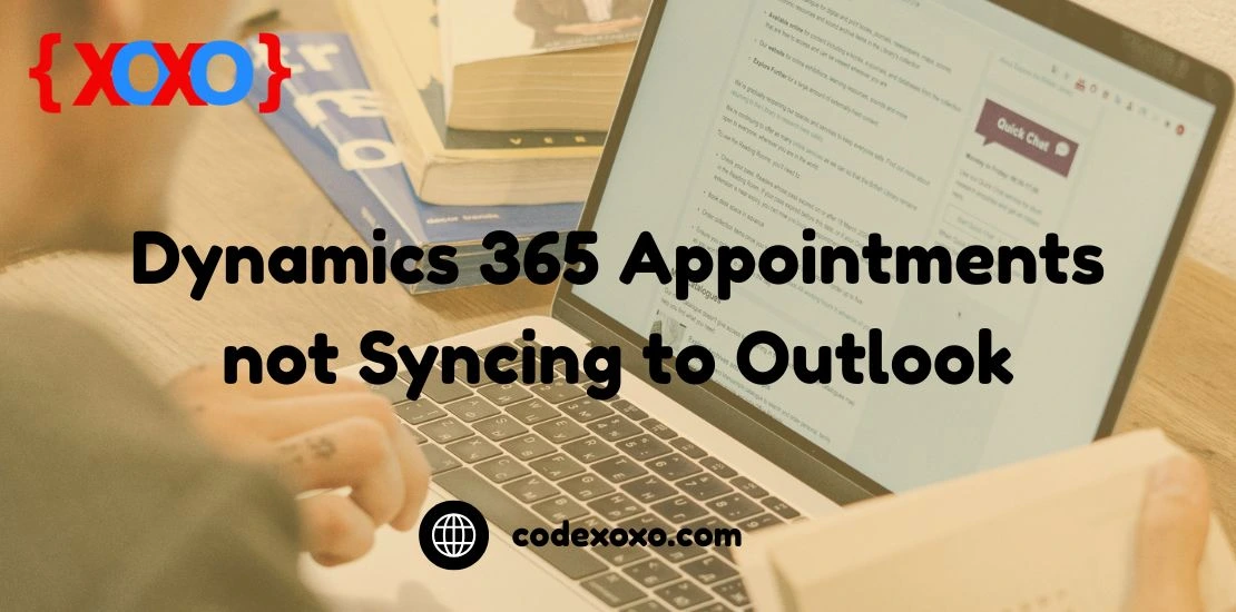 Dynamics 365 Appointments not Syncing to Outlook img.